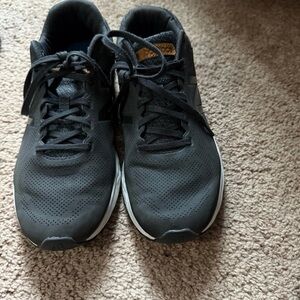 New Balance Black Sneakers with White Accents